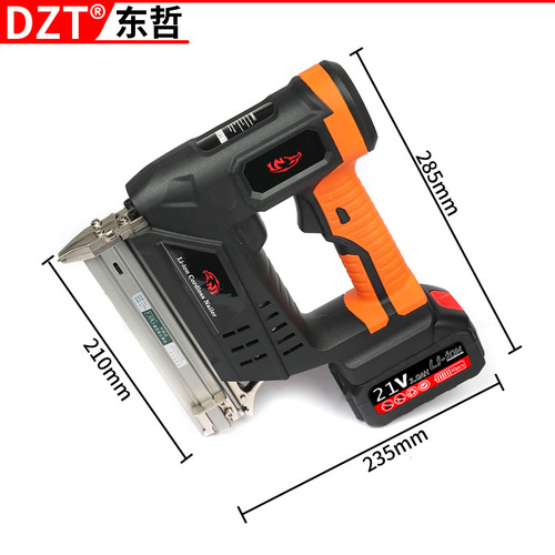 Lithium battery electric nail gun F30 household small single-shot automatic nailing woodworking code nail gun wireless