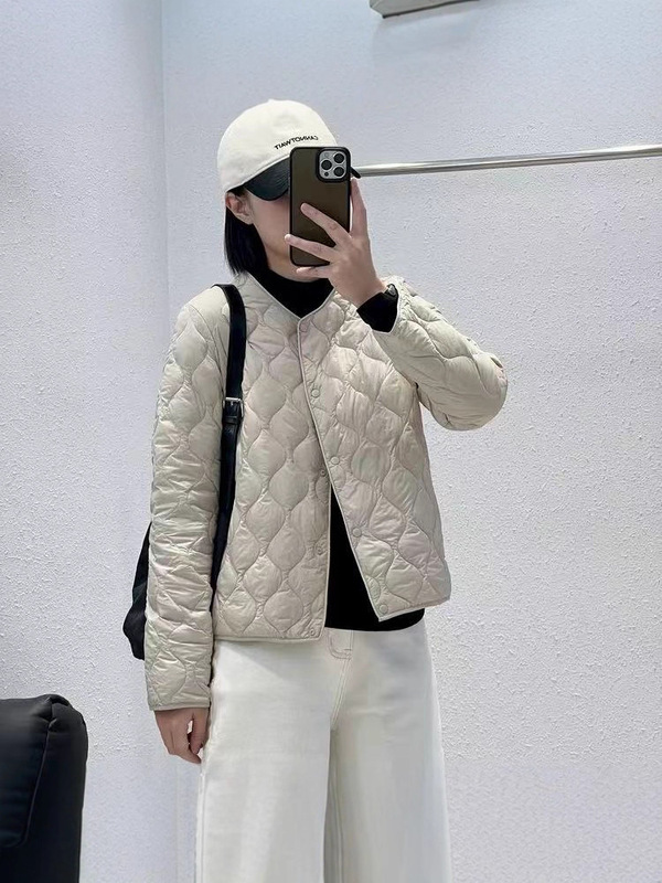轻薄羽绒内胆女新款短款圆领薄款90绒秋冬内穿葫芦纹时尚轻暖内恤|undefined