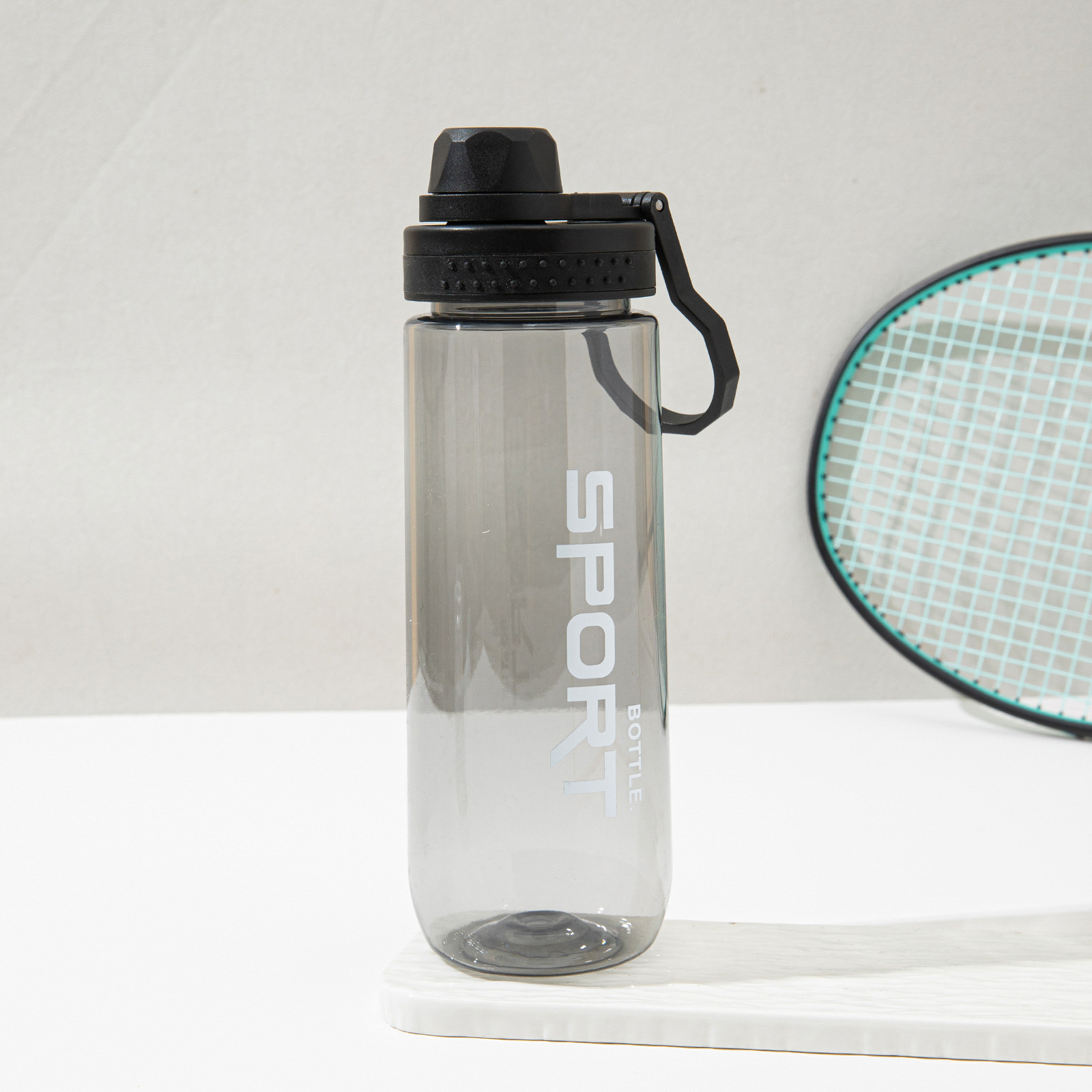Tazas de agua para hombres y mujeres, botellas de agua de plástico de gran capacidad, estudiantes, resistentes a caídas y a altas temperaturas, deportes de verano, fitness, taza de espacio, taza de té