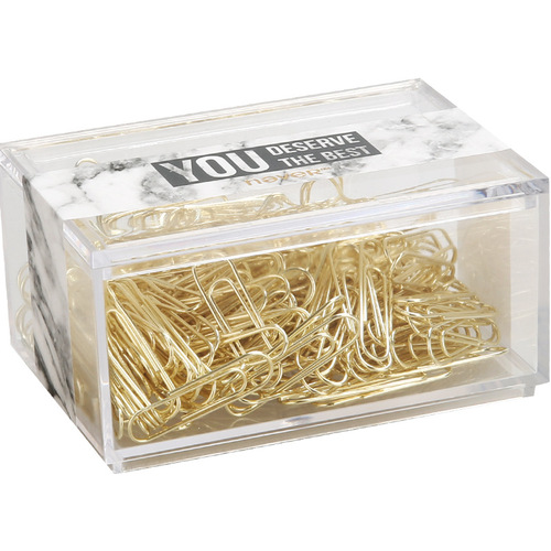 Marble gold paper clip lock pin pin difference needle paper clip U-shaped needle paper clip