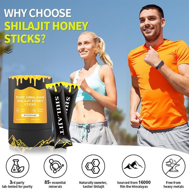Cross-Border Tk Hot-Selling Shilajit Honey Sticks Direct Sales from the Source Factory in Stock