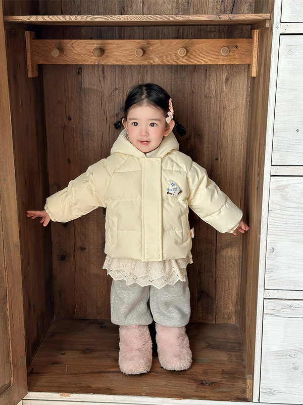 【现货】儿童羽绒服2025冬季女童羽绒服新国标90白鸭绒宝宝羽绒服|undefined
