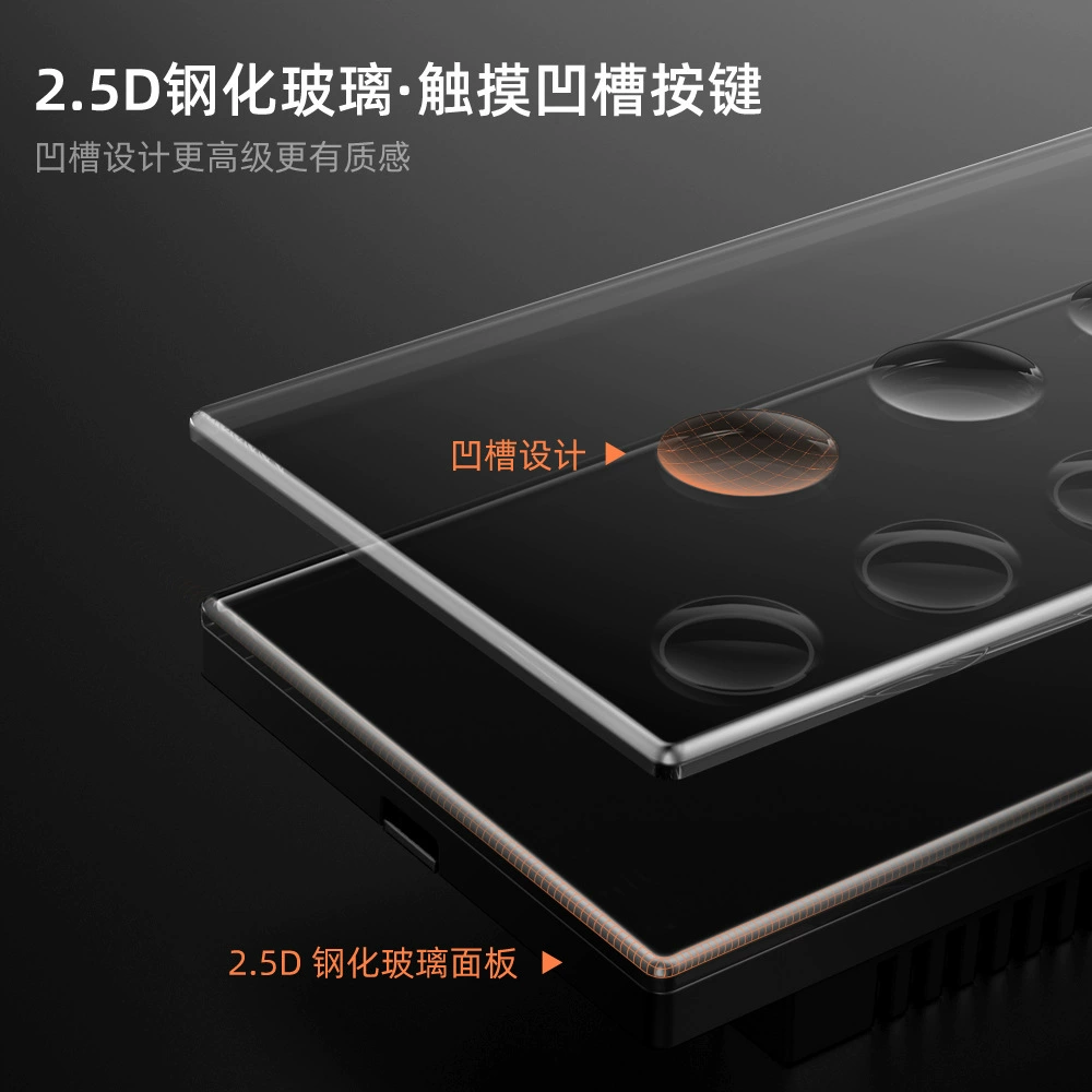 Ум.switch ZigBee/WiFi 2.5D встраиваемая модель 118 Американский стандарт 1/2/3/G настенная выключатель автоматическая дверь