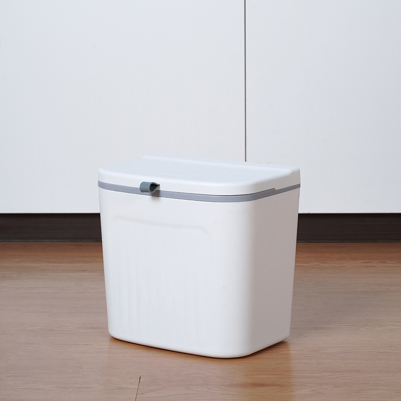 25年新型ゴミ箱家庭用トイレ圧輪無蓋キッチン寝室大容量オフィス客間紙かご|undefined
