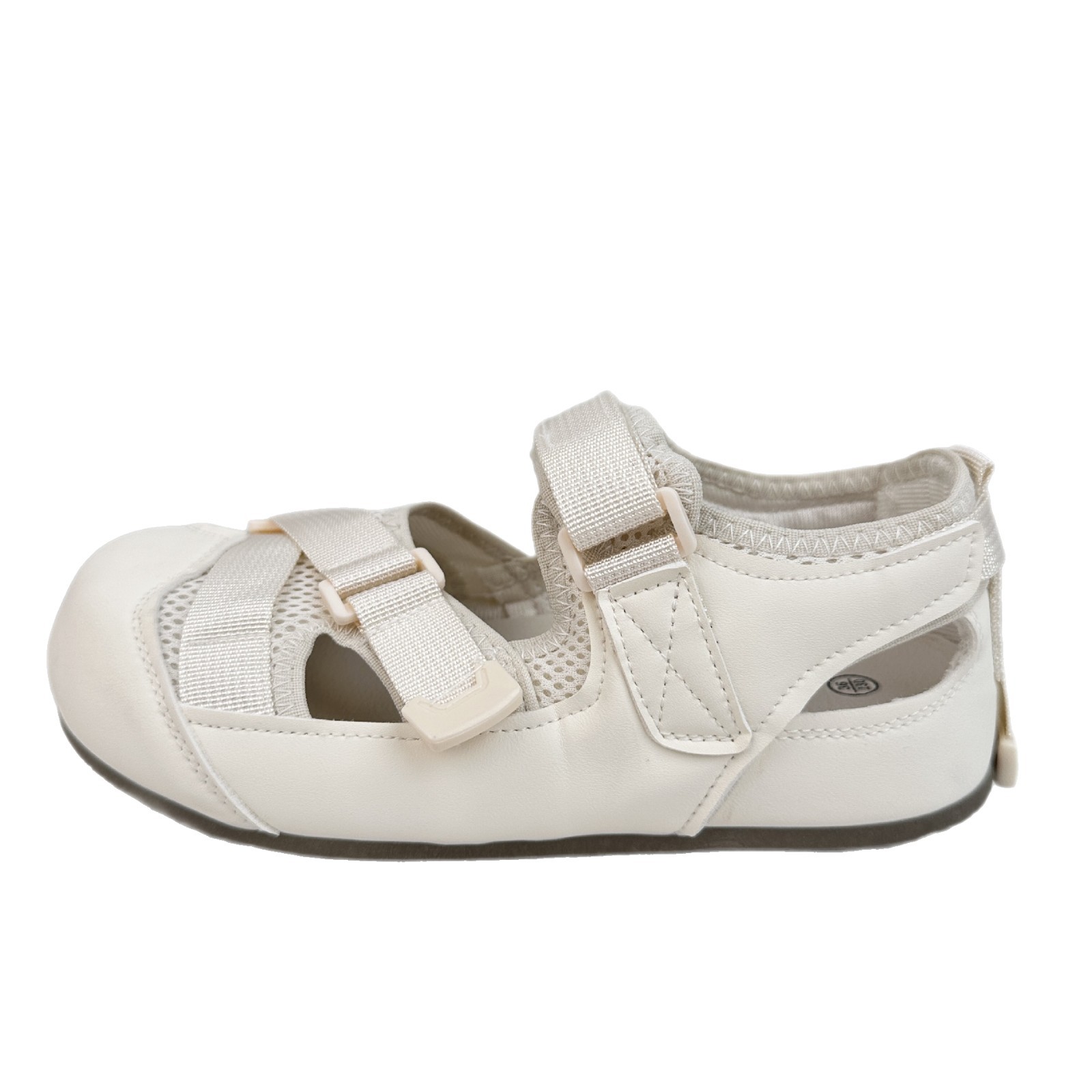 Yuanyang velcro sandalias de cabeza para mujeres 2025 nuevo verano plano zapatos de skate con falda zapatos individuales