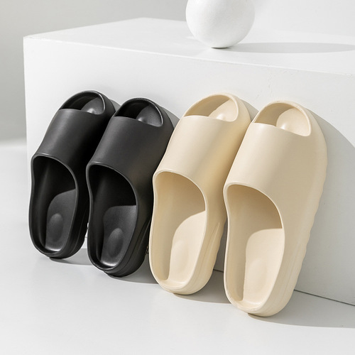 New Thick Sole Polished EVA Coconut Slippers for Women Outdoor Wear Anti-Slip Indoor Home Rugs for Men Durable Men's Shoes for Children