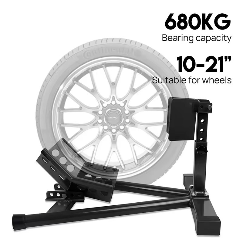 Cross-Border Wholesale Universal Motorcycle Front Wheel Support Stand Parking Stand Maintenance Bracket Motorcycle Front Wheel Support
