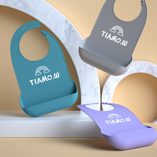New type elderly eating A-class bib adult bib food cover waterproof oilproof silicone adult adult feeding food cover