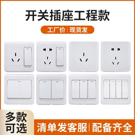 墙壁开关;墙壁插座;调速开关