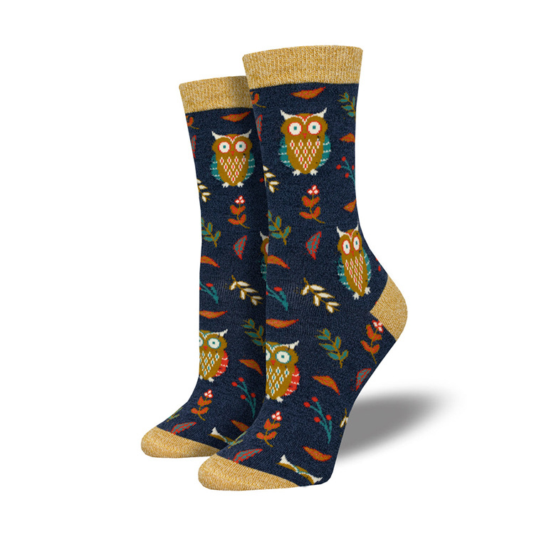 Description Picture 4 of itemFunny Cartoon Animal Crew Socks Creative Dog Fox Tiger Owl Design Unisex Socks Men Women One Size Fashion Cotton Socks Wholesale