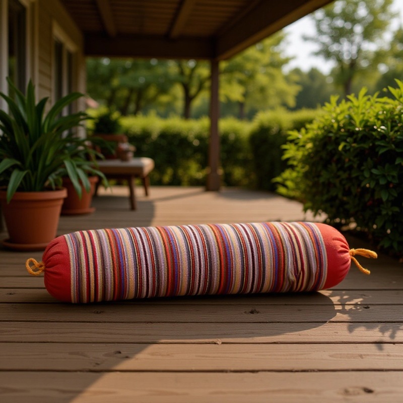 Old Coarse Cloth Mugwort Cervical Spine Pillow Candy Buckwheat Pillow Small Round Pillow Adult Round Pillow Core Waist Pillow Manufacturer