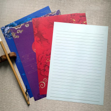 国风系列信封信纸 中国风5号邀请函 牡丹 仙鹤 锦鲤纸包装批发