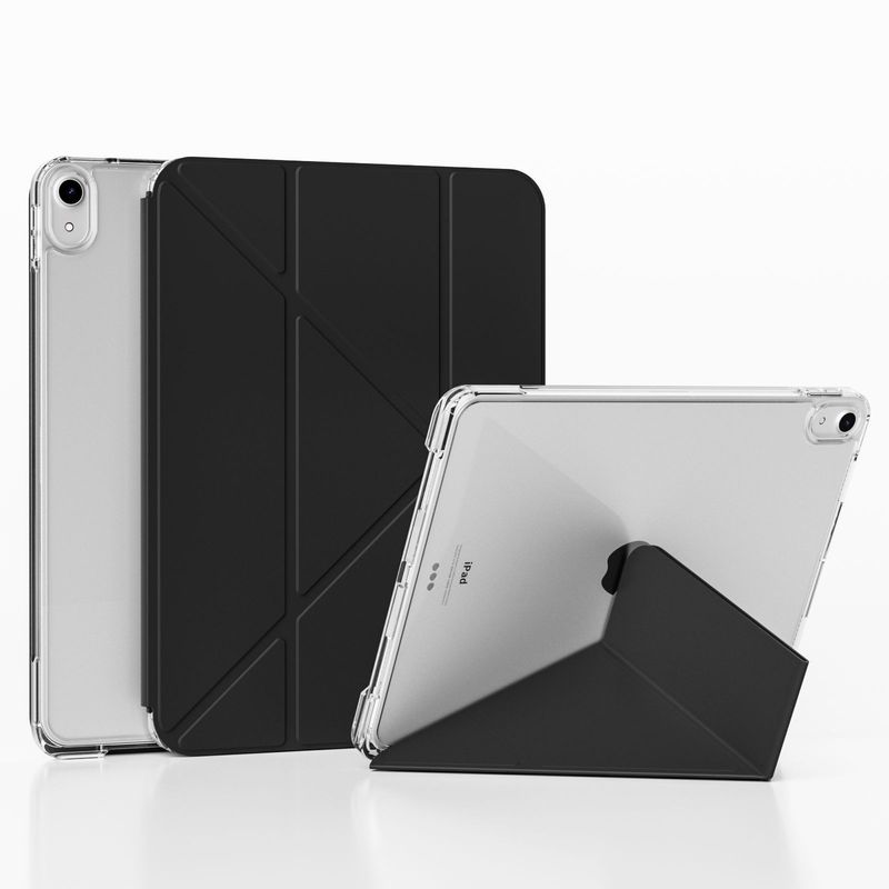 ペンスロット付き ipad 保護ケース 無地透明 Y 字型タブレット保護ケース air7 タブレット保護ケース 落下防止保護|undefined