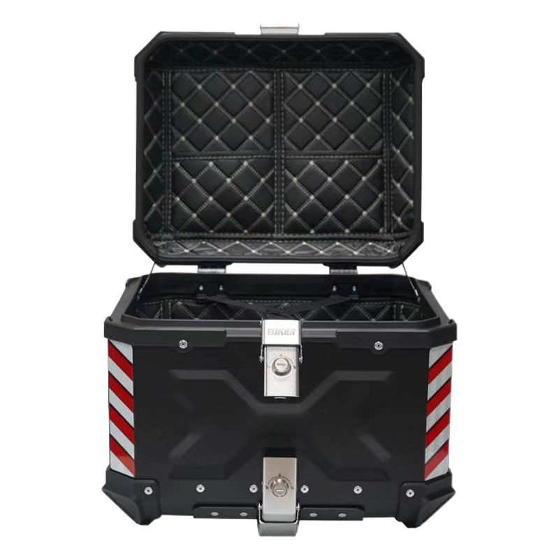 Мотоциклетный алюминиевый кофр 45L55L65L85L100LX с тиснением "Черный воин", подходит для багажника