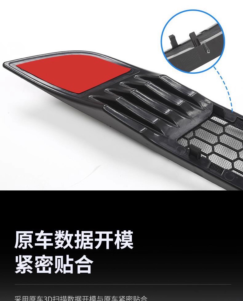 Suitable for Tesla Model Y Insect-Proof Net, Model 3 Updated Version Y Detachable Quick-Release Insect-Proof Net Air Intake