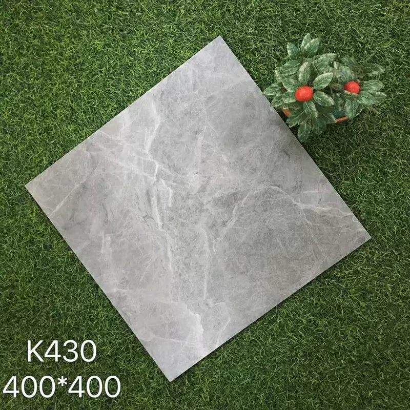 灰色厨房卫生间400x400防滑地板砖阳台耐磨小地砖地面砖简约瓷砖