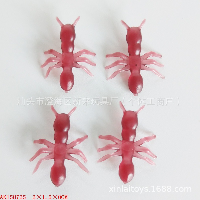 시뮬레이션 개미 다크 브라운 스몰 사이즈 2*1.5CM a