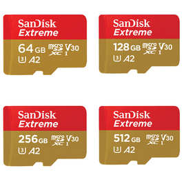 闪迪/SanDisk TF卡 64G 128G 256G 512G 1T A2 V30 U3读速190MB/s