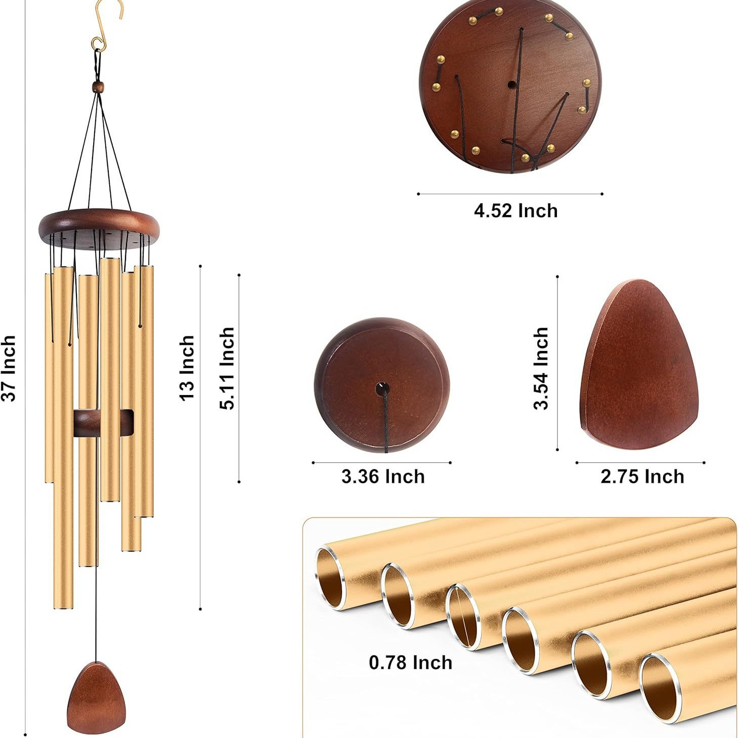 황금잎 모형 37인치