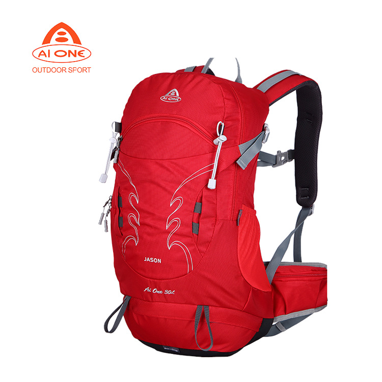 Ligero estante neto bolso al aire libre impermeable deportes alpinismo mochila 30L senderismo
