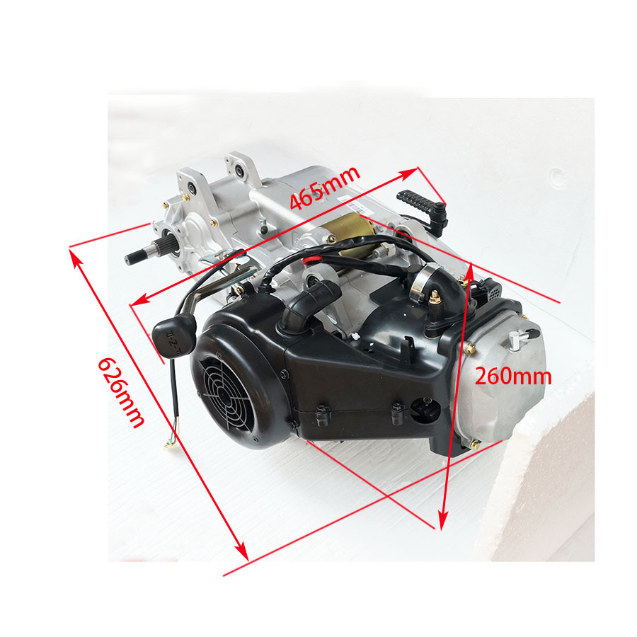 Jinlong Gy6200Cc Engine with Stepless Variable Speed Transmission (Cvt) and Reverse Gear for Beach Vehicles, Go-Karts, and Farm Vehicles, Gasoline Engine