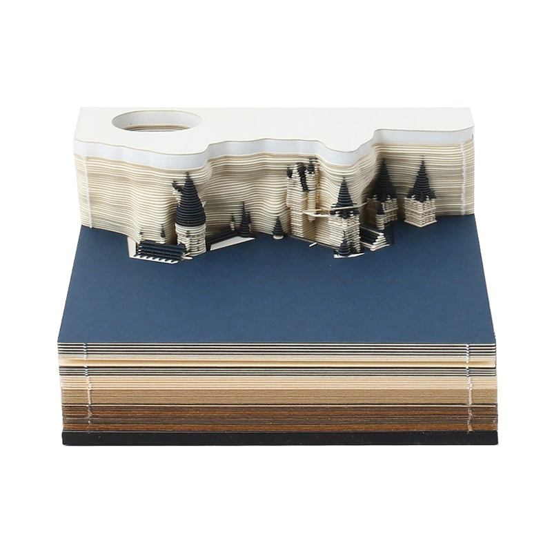 3D Castle Desk Calendar, Custom Creative Gift, 2026 Weekly Options with Lighted Covers