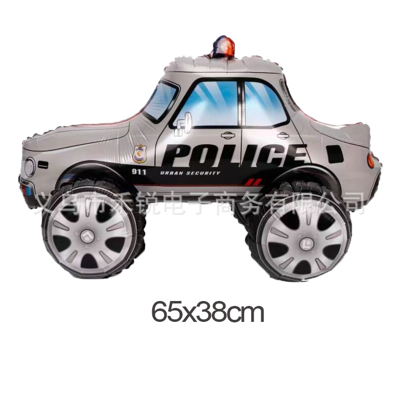 3D 조립 경찰 자동차 실버