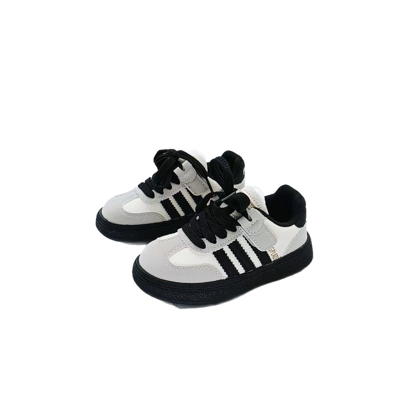 Nuevos zapatos deportivos para niños 2025 otoño niños pequeños y medianos zapatos casuales de cuero para niños 5 - 8 niñas zapatos de entrenamiento antideslizantes