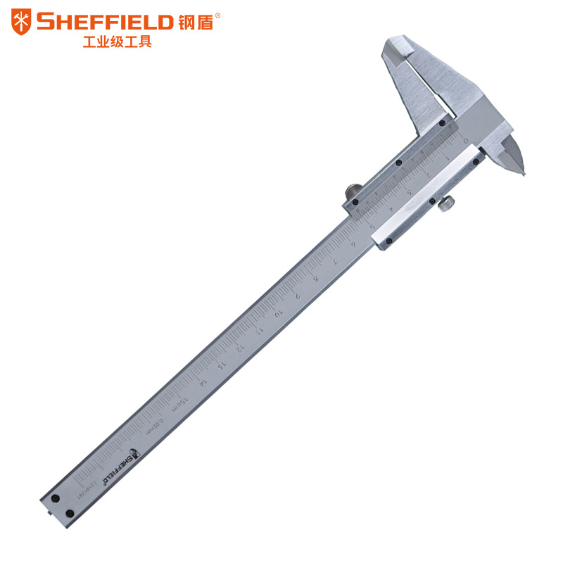 钢盾（SHEFFIELD）S071001机械游标卡尺150mm 不锈钢卡尺