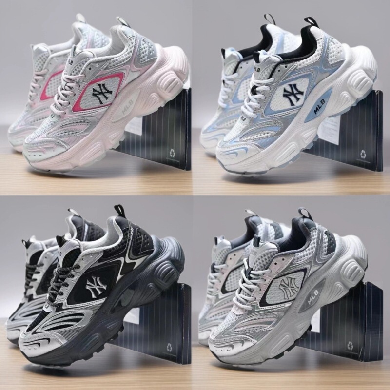 Putian's New Mlb Cyber ​​Dad Shoes for Men and Women, Casual Shoes for Couples, Thick-Soled Heightening Sports Shoes for Seniors