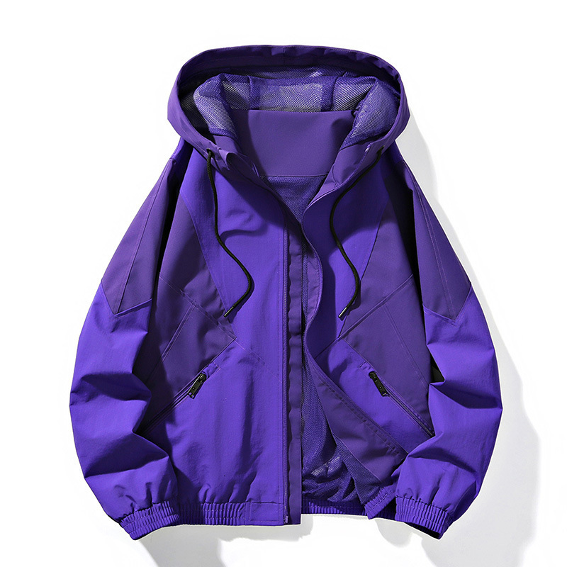 Chaqueta con capuz para hombres primavera y otoño 2024 nuevo estilo de herramientas marca de moda casual abrigo de vestir de asalto