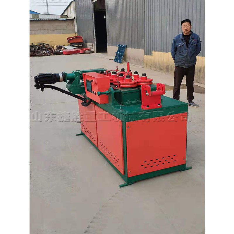 Hidráulica CNC de nueve ruedas de arco de la máquina automática de doblado de marco de invernadero Máquina dobladora Computadora CNC Máquina de bobina