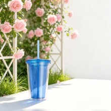 新品书本杯 A5 规格单层透明方型扁水杯校园通勤收纳便携饮水壶