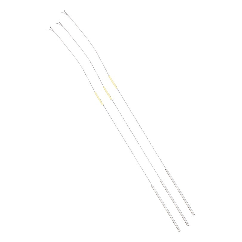 Ponytail Mao Mao Ear Cleaning Tool Lengthened Silver Needle Bifurcation Ponytail Ear Picking Ear Cleaning Set Wholesale