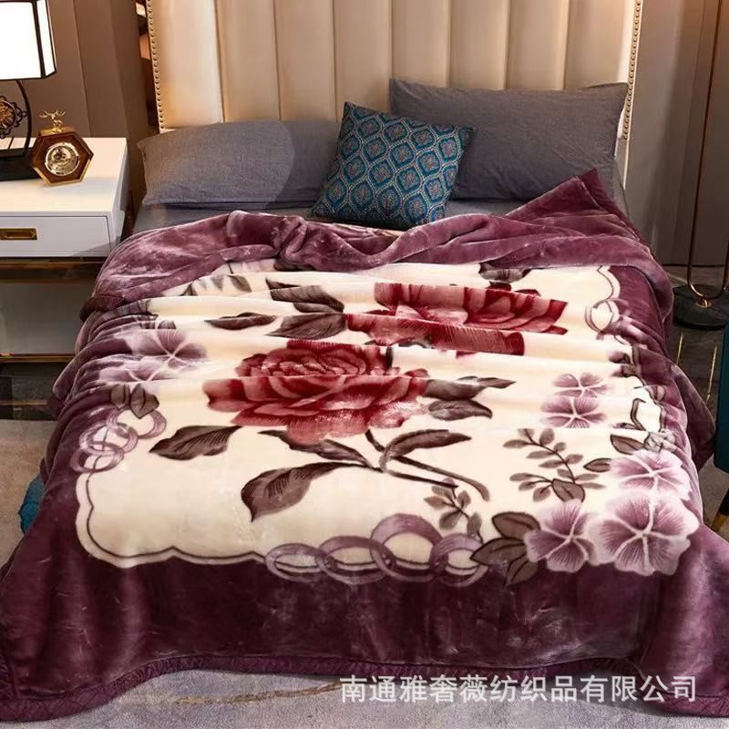 Mantras de boda de estilo antiguo, mantas rojas de boda, mantas dobles, mantas de doble persona, mantas de invierno.