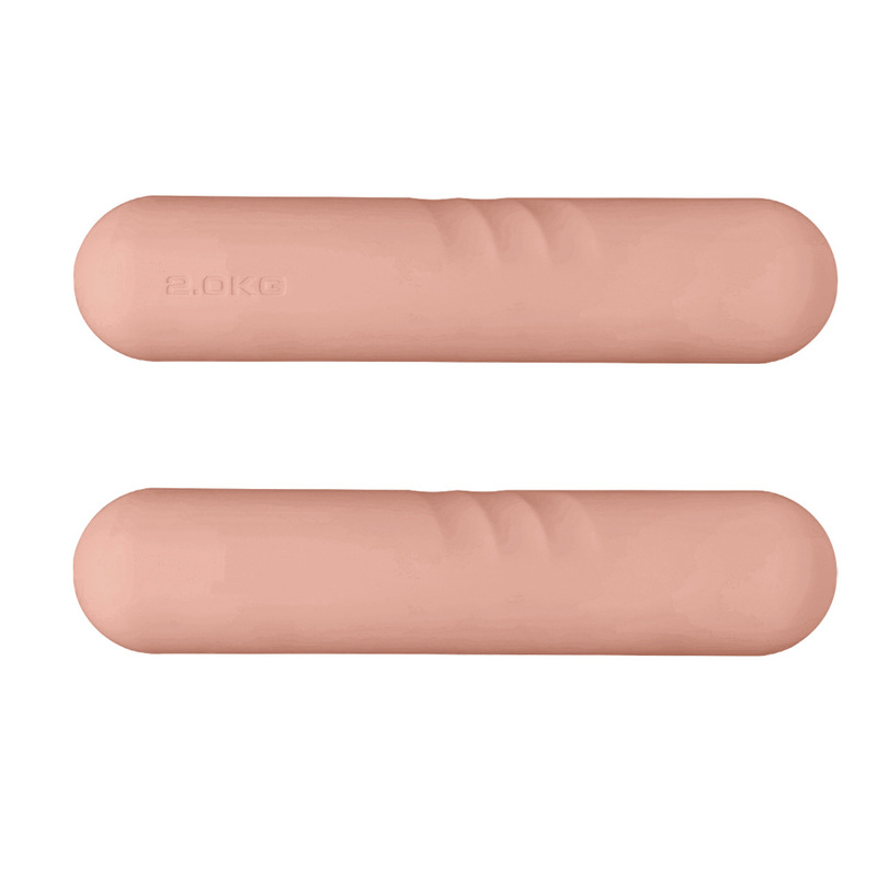 手紋ダンベルシリコンゴム縁男女共通フィットネス家庭用器材児童小学生運動ダンベル2-5kg|undefined