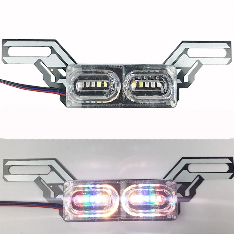Мотоцикл декоративные цветные огни 12В LED Симфония Flash Flash Lights Скутер модификация крыльев ангела красочные задние фонари