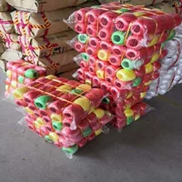 Новый материал пластиковый бандажный канат галстук веревка пакетирование веревка отрывная пленка с красочными травяной шар веревка пузырь проволока веревка мяч