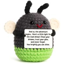 ��Ʒ�羳���R�d���N���ֹ�Crochet Positive bees �h��ë����ż��