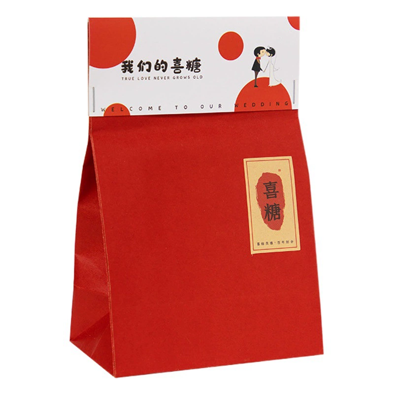 Свадебные принадлежности оптом свадебный мешок для конфет Китайский свадебный мешок для конфет нескладная упаковочная коробка для конфет подарочная коробка