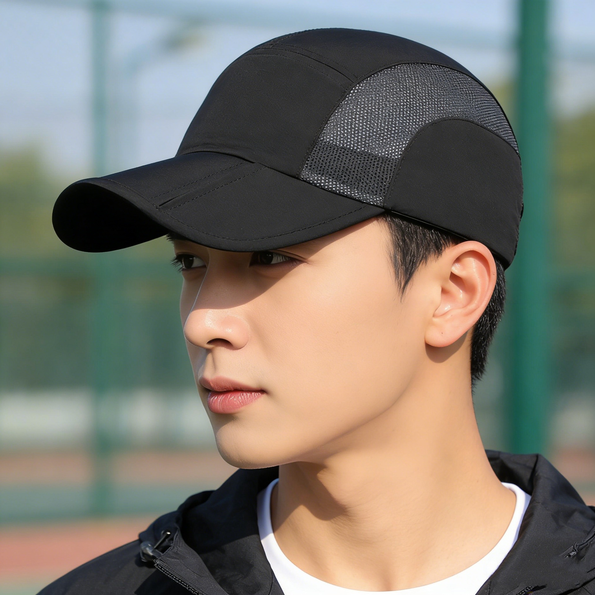 Summer Foldable Plain Quick-dry Baseball High-quality Finely Crafted Brand Cap, Fashionable And Simple Sun Hat,_voghion.com
