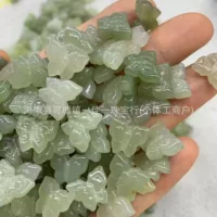 Hutian Yu Qinghai Материал бабочки верхние и нижние отверстия DIY аксессуары ручной работы с небольшими подвесками нефритовые украшения оптом