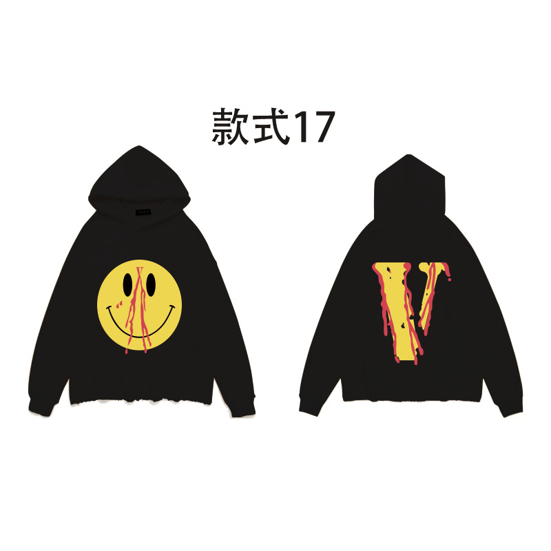 En stock suéter con capucha de algodón pesado para hombres para personalizar la marca de moda europea y americana BF casual suéter sin dobladillo