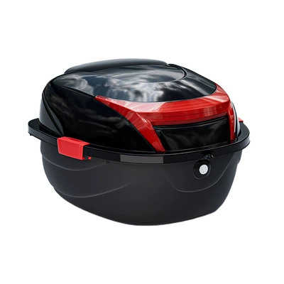 Motorcycle Safety Supplies — Box Rear Tail Box - pp-material-large-box-black-single-tail-box