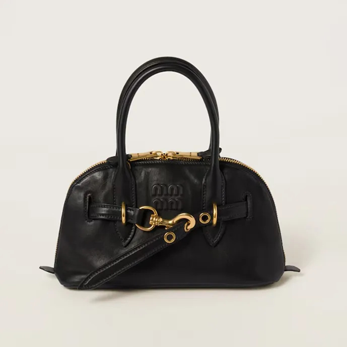 在庫あり miu レトロ牛革ショルダーシェルバッグファッショナブルなハイエンドカジュアル多用途ポータブルクロスボディバッグ外国貿易|undefined