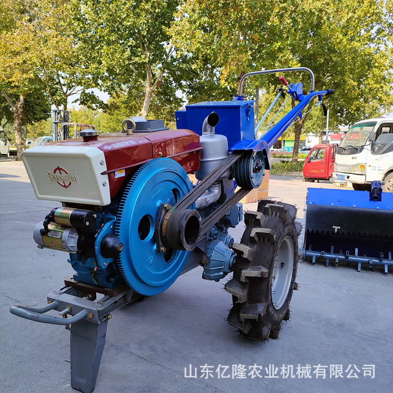 地耕整手扶拖拉机 水旱两用手扶打田机 果园犁地除草旋耕机