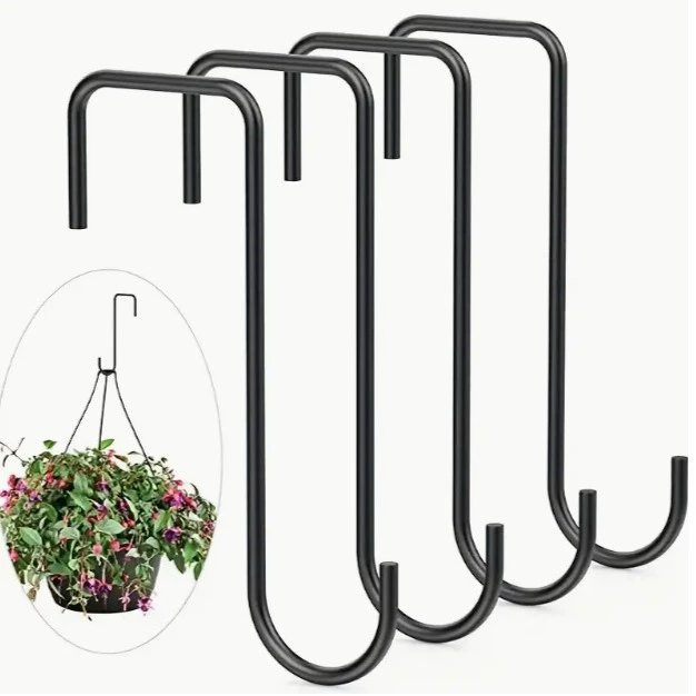 Крючки для забора Крючки для забора Крючки для цветов Крючки для ограждений Крючки для стержней Железные S-образные крючки Крючки для забора