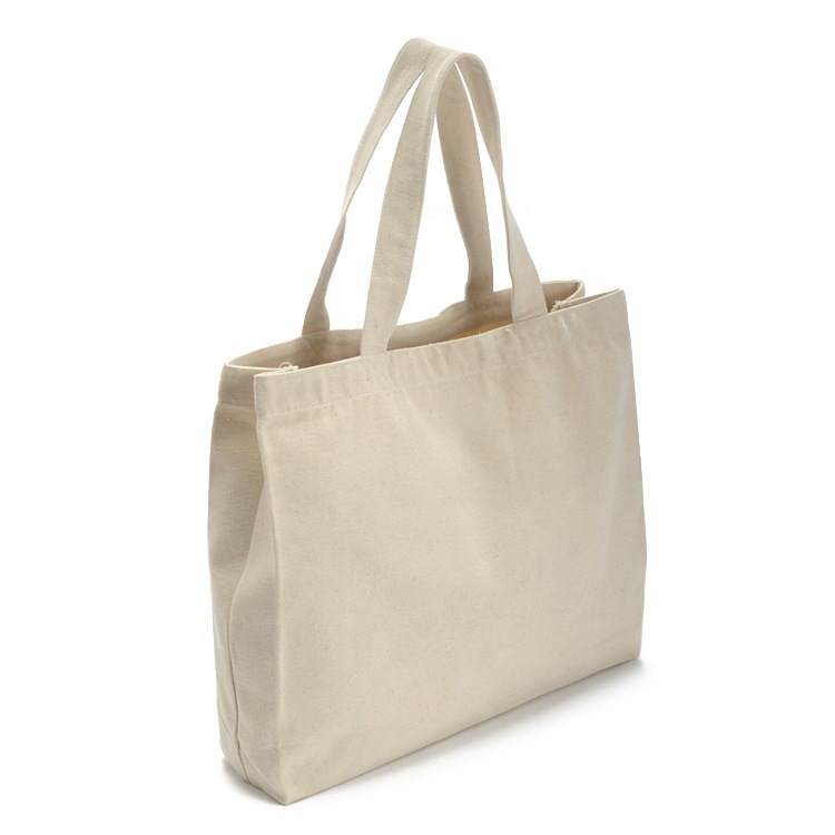 定制环保空白帆布手提袋 简约逛街购物袋收纳 宣传广告礼品袋批发