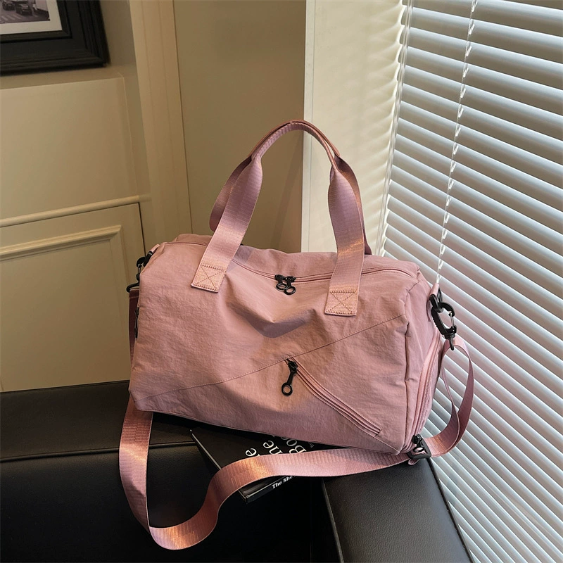 Новая легкая портативная дорожная сумка для мужчин и женщин, модная спортивная сумка для фитнеса с разделением сухих и влажных вещей, сумка для деловых поездок большой вместимости