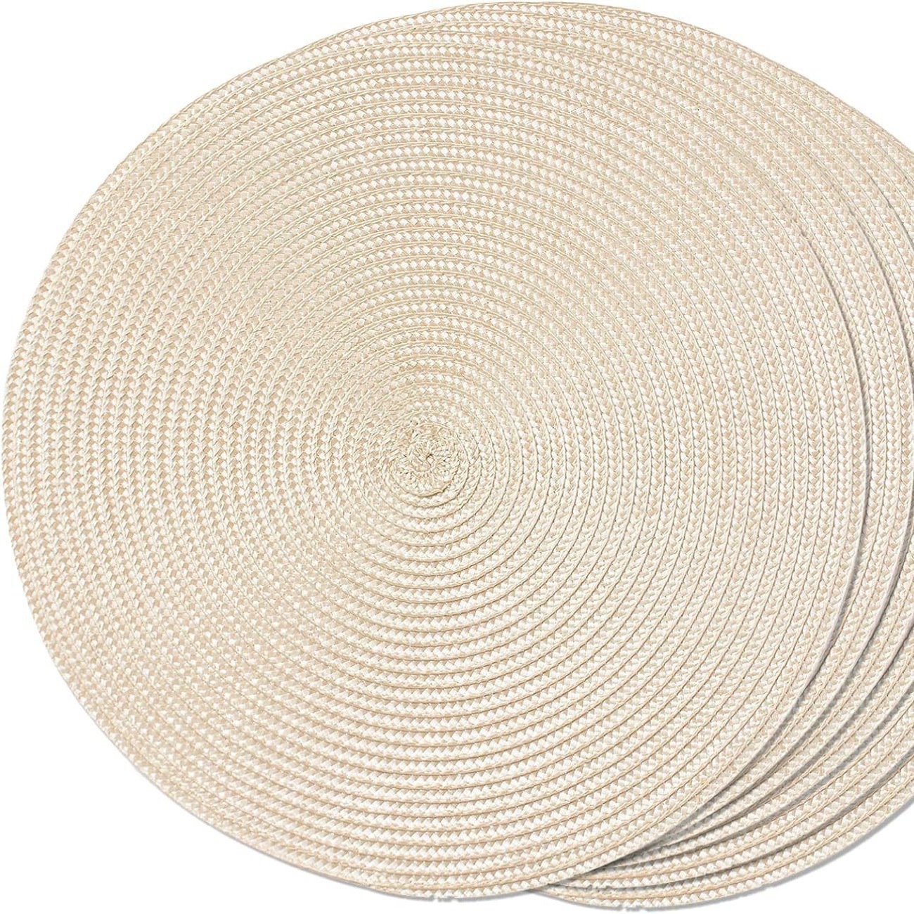 Cojín de comedor PP redondo tejido ligero lujo hot sale hotel verde almohadilla de comedor occidental almohadilla japonesa de color sólido 38cm almohadilla